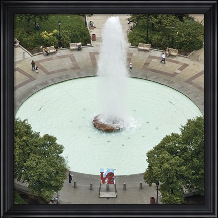 Framed Love from Above Print