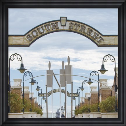 Framed South Street Print