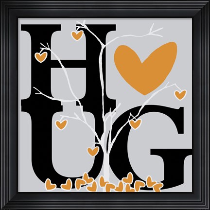 Framed Hug (Fall) Print