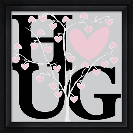 Framed Hug (Summer) Print