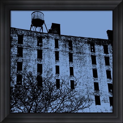Framed Blue Wall Print