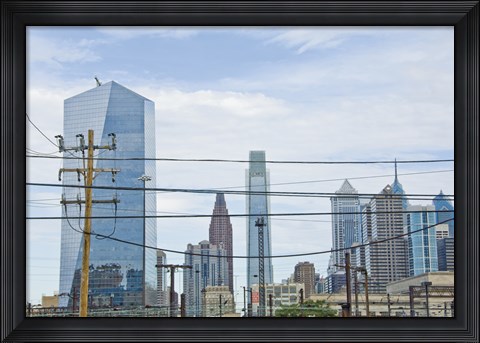 Framed Industrial Skyline Print