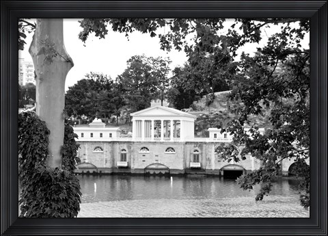 Framed Waterworks (b/w) Print
