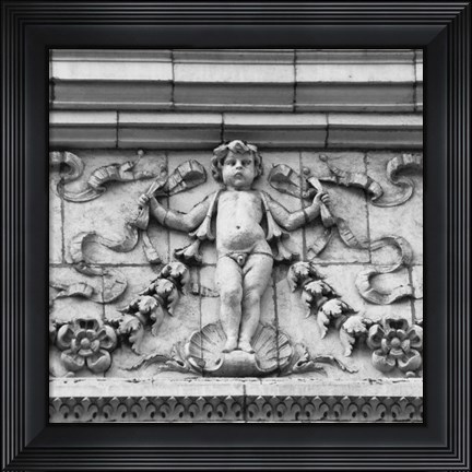 Framed Angel II (b/w) Print