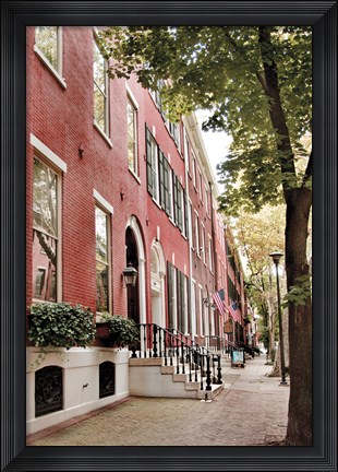 Framed Delancy Street (vertical) Print