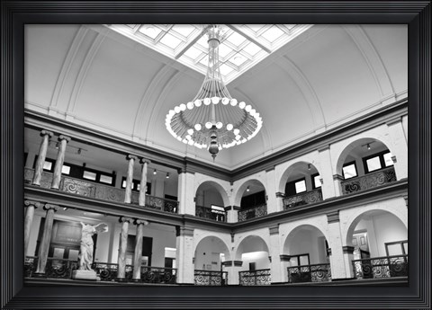 Framed Drexel Interior (b/w) Print
