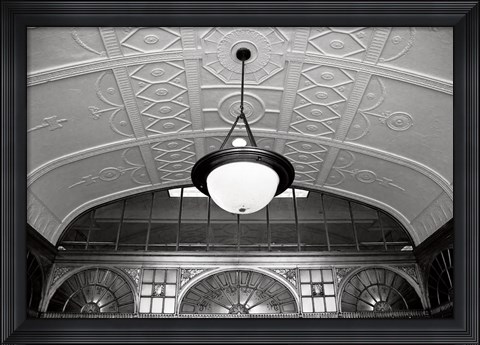 Framed Entry Ceiling (b/w) Print