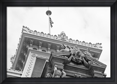 Framed At the Top (b/w) Print