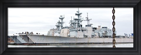 Framed Ship and Chain Print