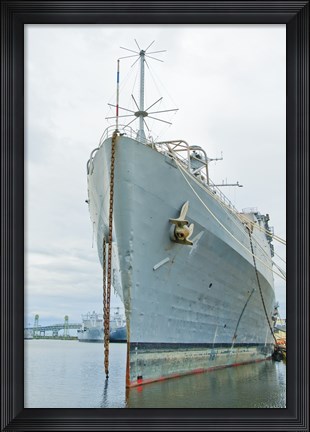 Framed Naval Ship Print