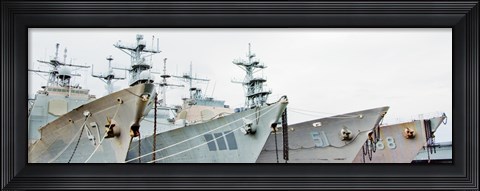 Framed Four Ships Print