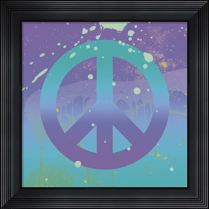 Framed Groovy Peace Print