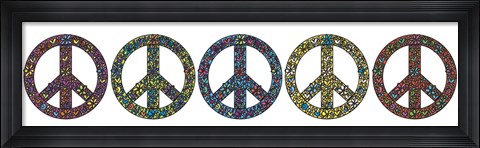 Framed Peace Now! Print