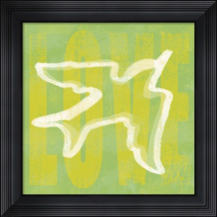 Framed Love Dove Print