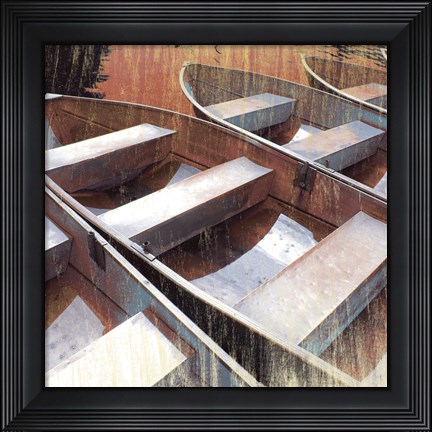 Framed Lakeside Reflections Print