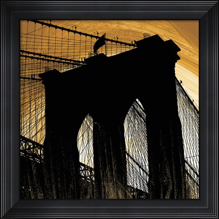 Framed Brooklyn Glow Print