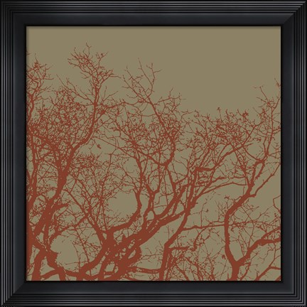 Framed Cinnamon Tree II Print