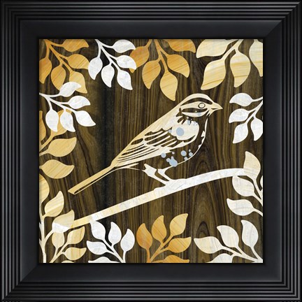 Framed Birdie II Print