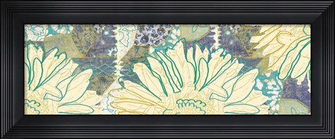 Framed Flower Panel I Print