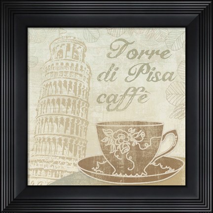 Framed Caffe Pisa Print