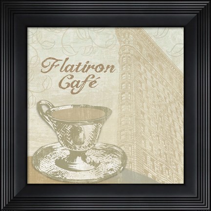 Framed Flatiron Cafe Print