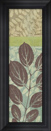 Framed Leaves I Print