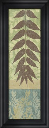 Framed Leaves II Print
