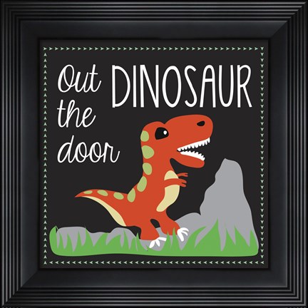 Framed Dinosaur Print
