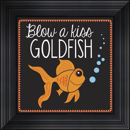 Framed Goldfish Print