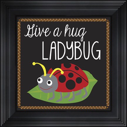 Framed Ladybug Print