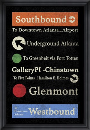 Framed Atlanta Print