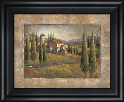 Framed Tuscan Sun I Print