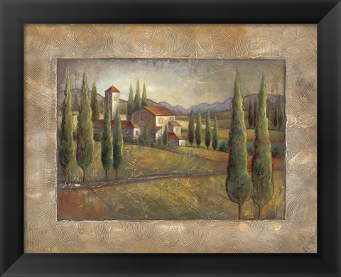 Framed Tuscan Sun I Print