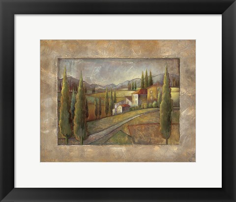 Framed Tuscan Sun II Print