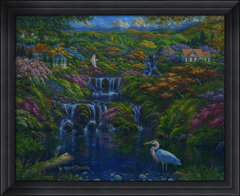 Framed Falling Water Print