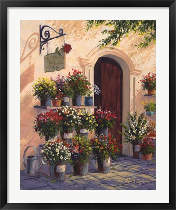 Framed Fleurs de Paris Print