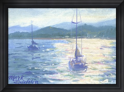 Framed Northshore Sailboat Print