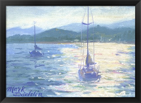 Framed Northshore Sailboat Print