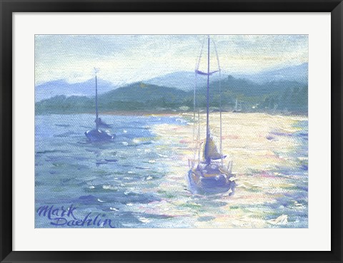 Framed Northshore Sailboat Print