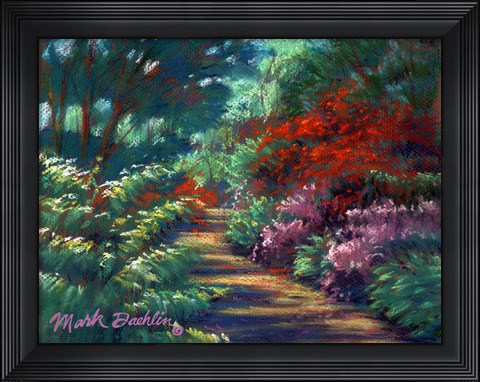 Framed Sumac and Fuschia Print