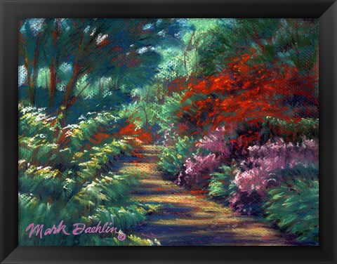 Framed Sumac and Fuschia Print