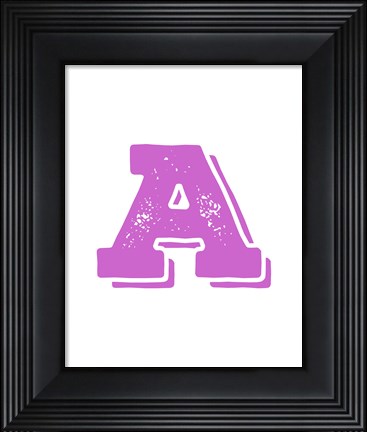 Framed in Pink Print