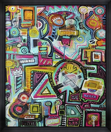 Framed Counting Sideways 8&#39;s Print
