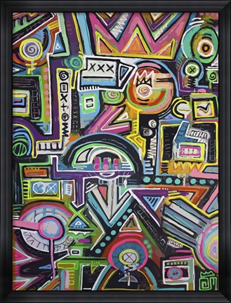 Framed Humpty Dumpty Loves Spelunking Print