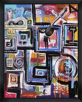 Framed Future is Now At Midnight Print