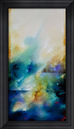 Framed Aqua Breeze Print