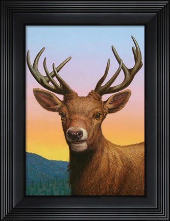 Framed Reddeer Print