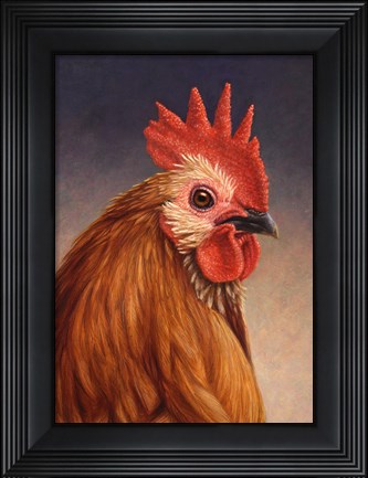 Framed Rooster Print