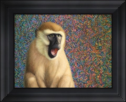Framed Yawn Print