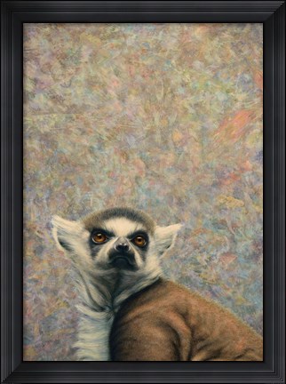 Framed Lemur Print